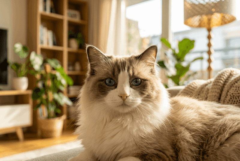 кошка породы рэгдолл для квартиры фото
