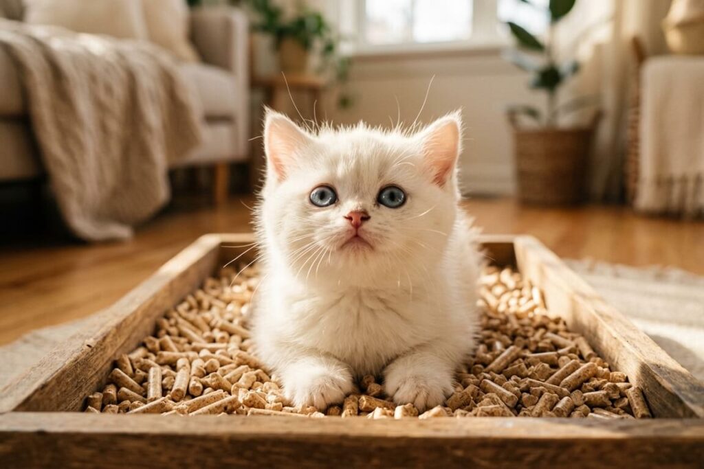 безопасный наполнитель для котят