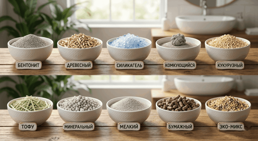 лучший наполнитель для кошачьего туалета